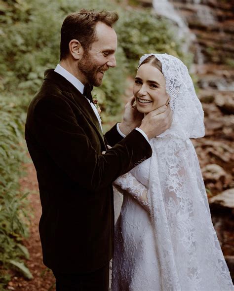 lily collins wedding.